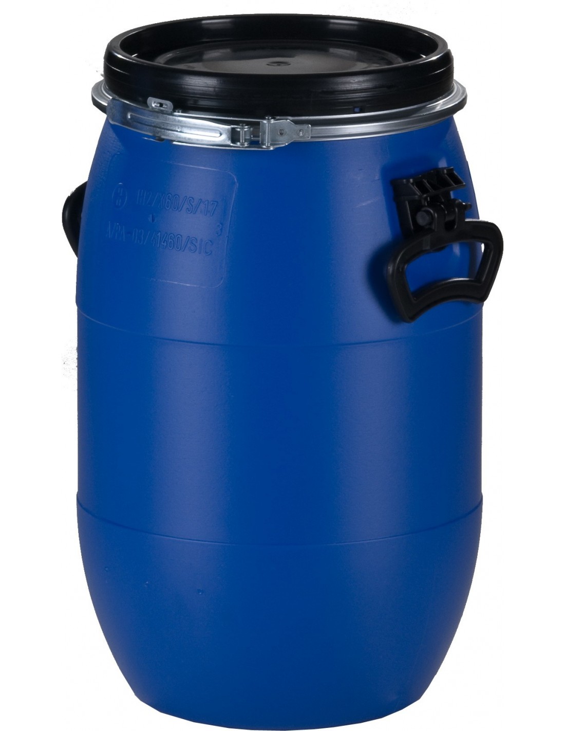 30 Liter blau Fass Behälter Kunststoff Tonne Kunststofffass Plastiktonne. 