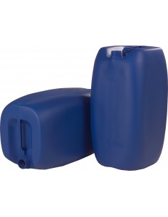 2 x 60 Liter Kanister blau 3 Griff Fass Tank Behälter Kunststoffkanister! 