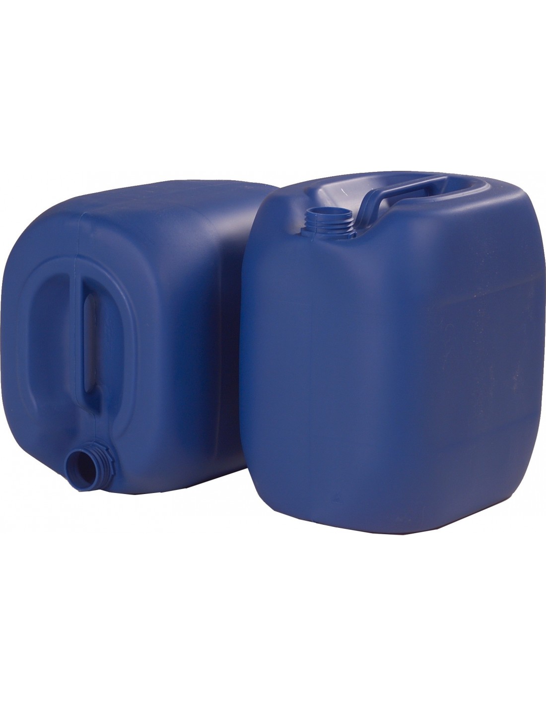 1 Stück Plastik-Kanister 30 Liter blau lebensmittelecht  Ausgießer flexibel lang 